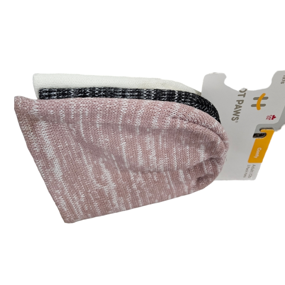 NWT Hot Paws 3 pack Beanie Hats - Picture 2 of 6